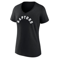 Toronto Raptors Women's Wordmark V-Neck T-Shirt
