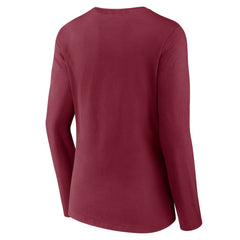NHL Colorado Avalanche Women's Team Logo Long Sleeve V-Neck T-Shirt