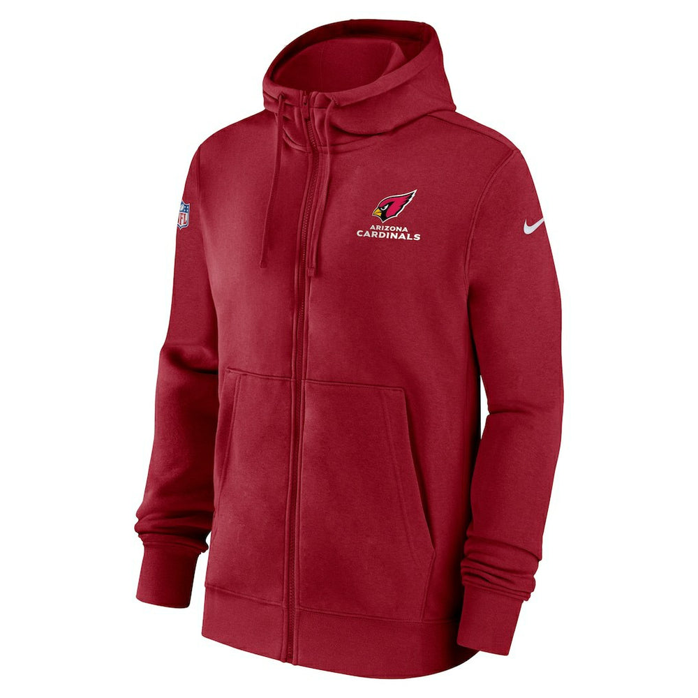 2023/24 Sideline Club Full-Zip Hoodie - Arizona Cardinals Hoodies