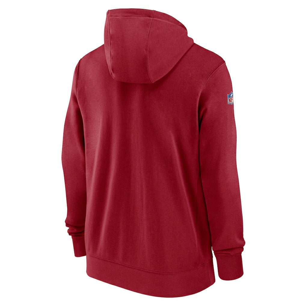 2023/24 Sideline Club Full-Zip Hoodie - Arizona Cardinals Hoodies