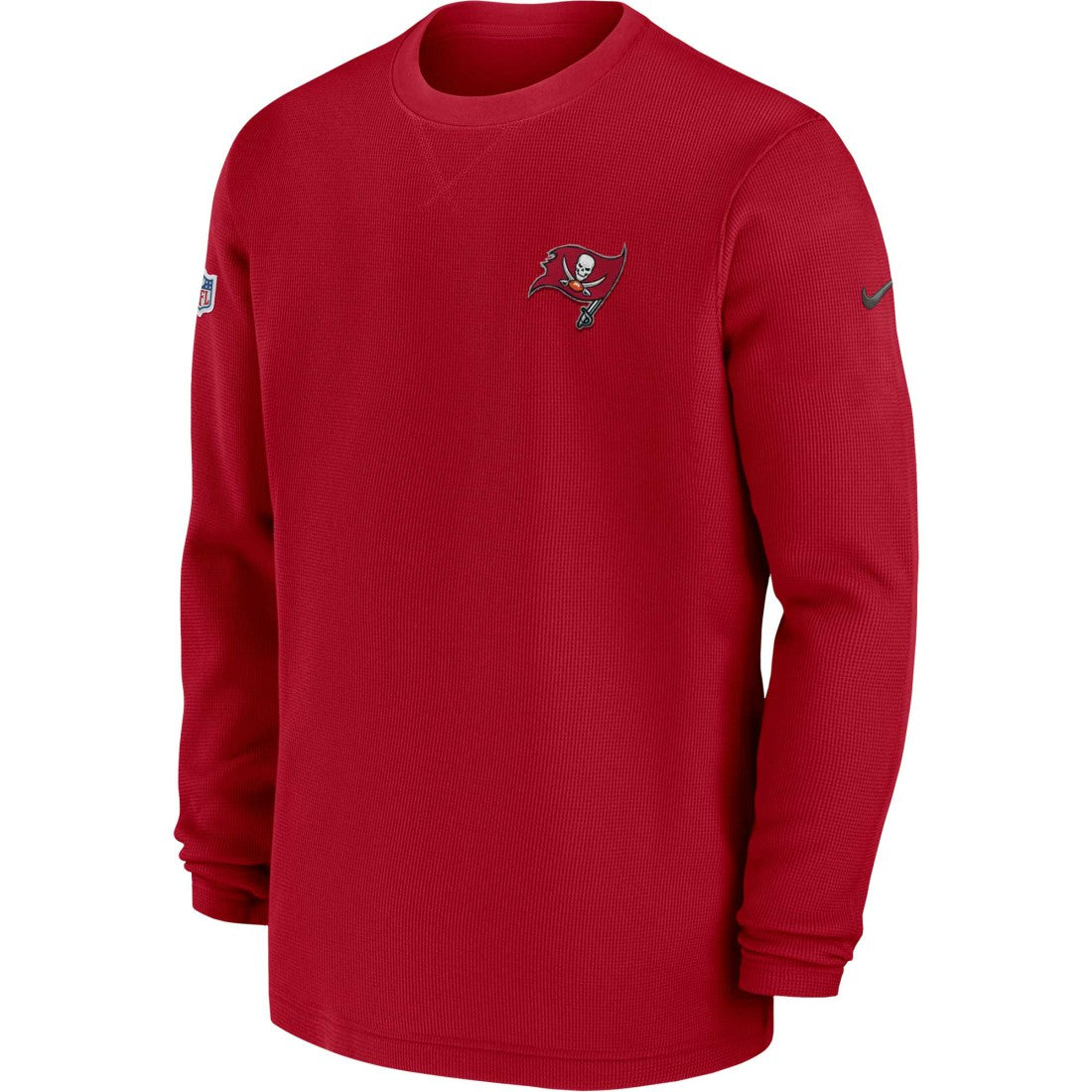 2023 Sideline Throwback Heavy Brushed Waffle Long Sleeve Top - Tampa Bay Buccaneers Tops