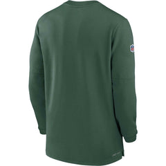 2023 Sideline Performance Long Sleeve Tri-Blend Quarter-Zip Top - Green Bay Packers Tops