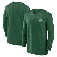 2023 Sideline Performance Long Sleeve Tri-Blend Quarter-Zip Top - New York Jets Tops