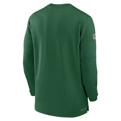 2023 Sideline Performance Long Sleeve Tri-Blend Quarter-Zip Top - New York Jets Tops