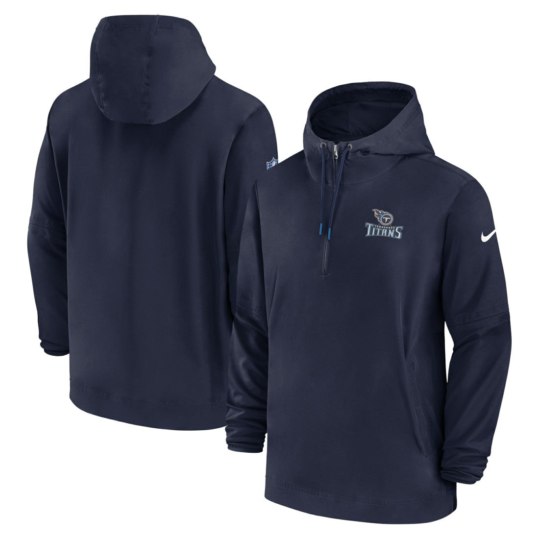 Sideline Half-Zip Hoodie - Tennessee Titans Hoodies