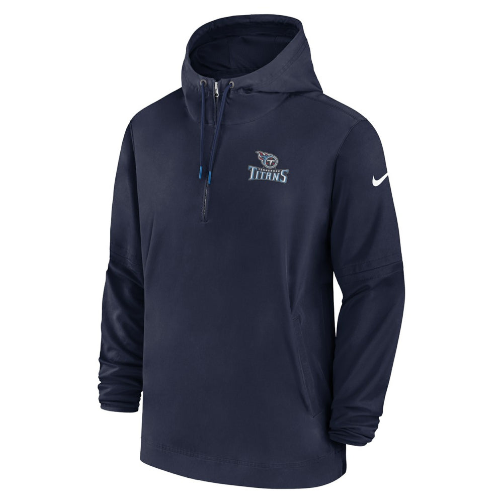 Sideline Half-Zip Hoodie - Tennessee Titans Hoodies