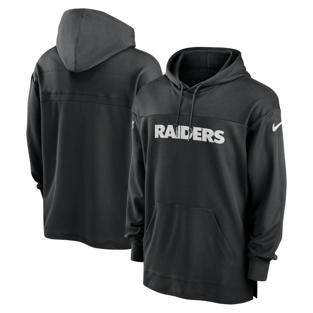 2023 Sideline Lightweight Performance Hooded Top - Las Vegas Raiders Tops