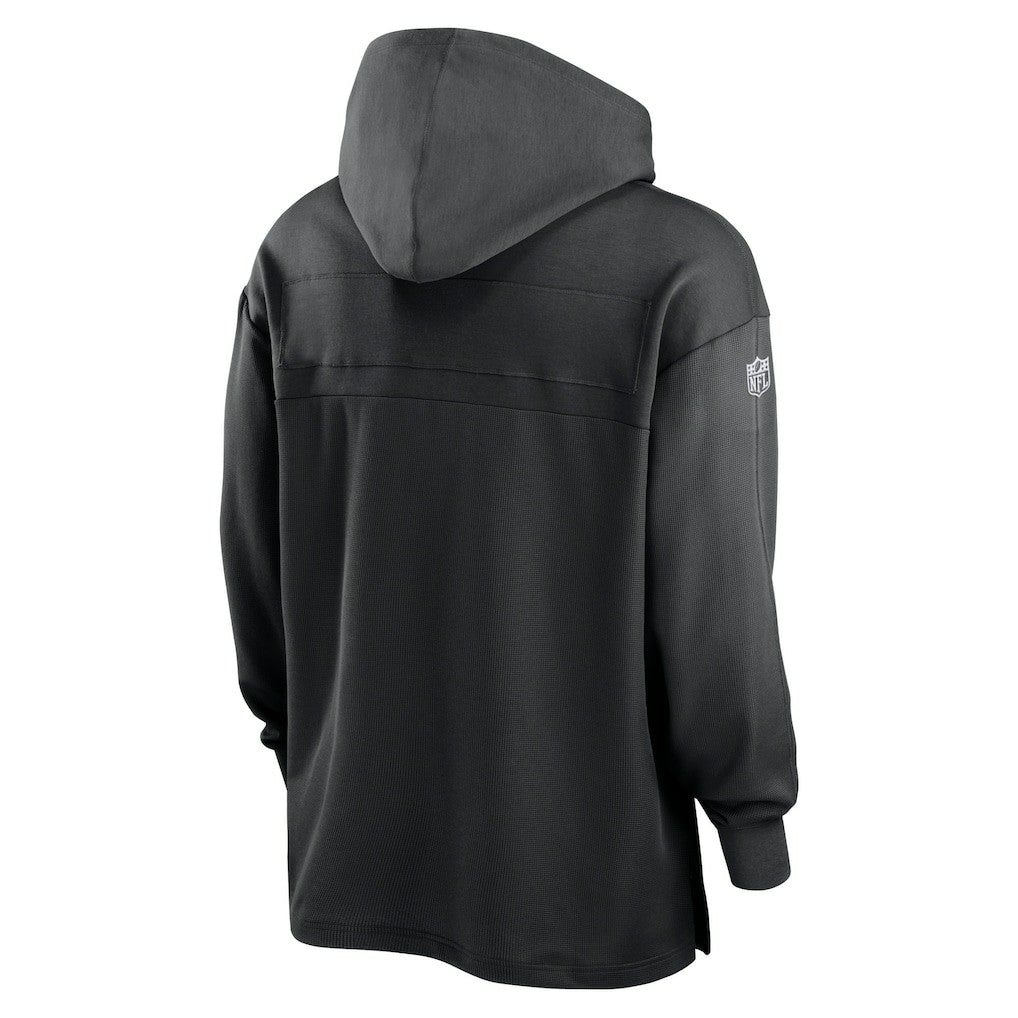 2023 Sideline Lightweight Performance Hooded Top - Las Vegas Raiders Tops