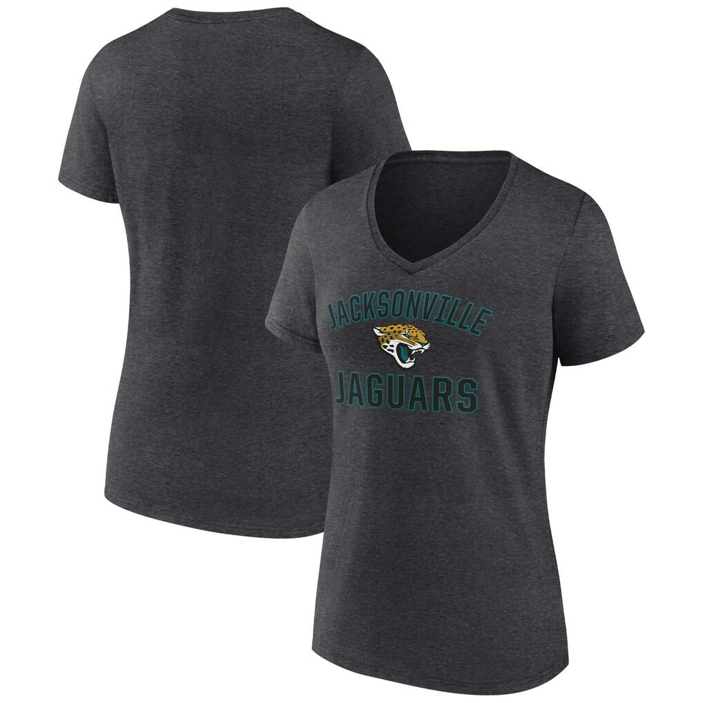 Women's Victory Arch Team V-Neck T-Shirt - Jacksonville Jaguars T-shirts