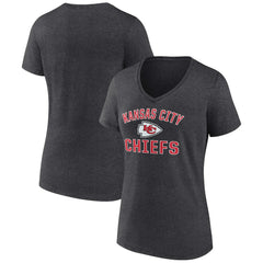Women's Victory Arch Team V-Neck T-Shirt - Kansas City Chiefs T-shirts