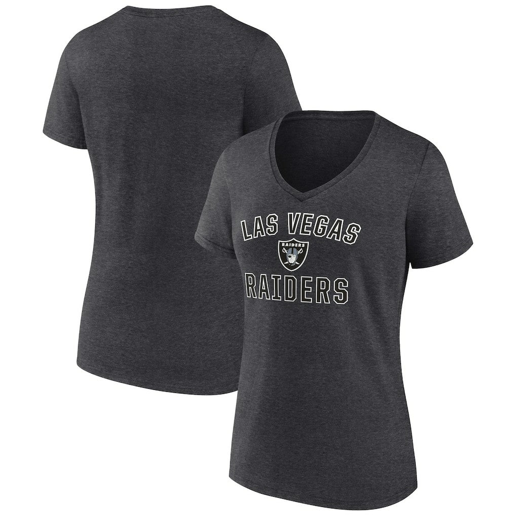 Women's Victory Arch Team V-Neck T-Shirt - Las Vegas Raiders T-shirts