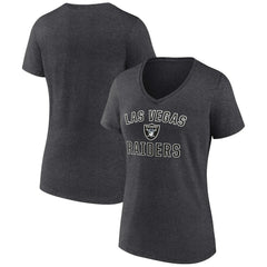 Women's Victory Arch Team V-Neck T-Shirt - Las Vegas Raiders T-shirts