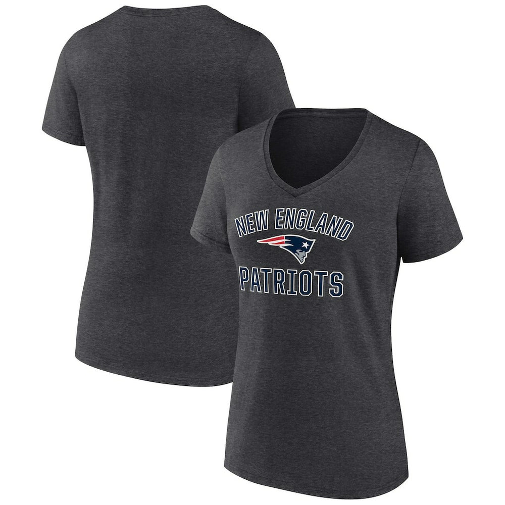 Women's Victory Arch Team V-Neck T-Shirt - New England Patriots T-shirts