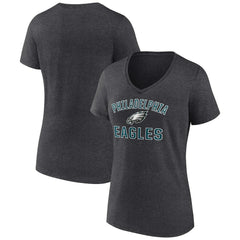 Women's Victory Arch Team V-Neck T-Shirt - Philadelphia Eagles T-shirts