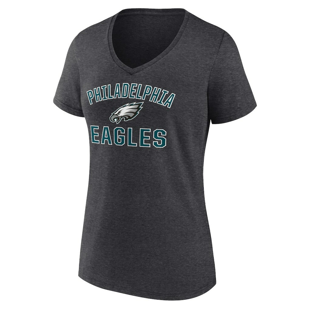 Women's Victory Arch Team V-Neck T-Shirt - Philadelphia Eagles T-shirts