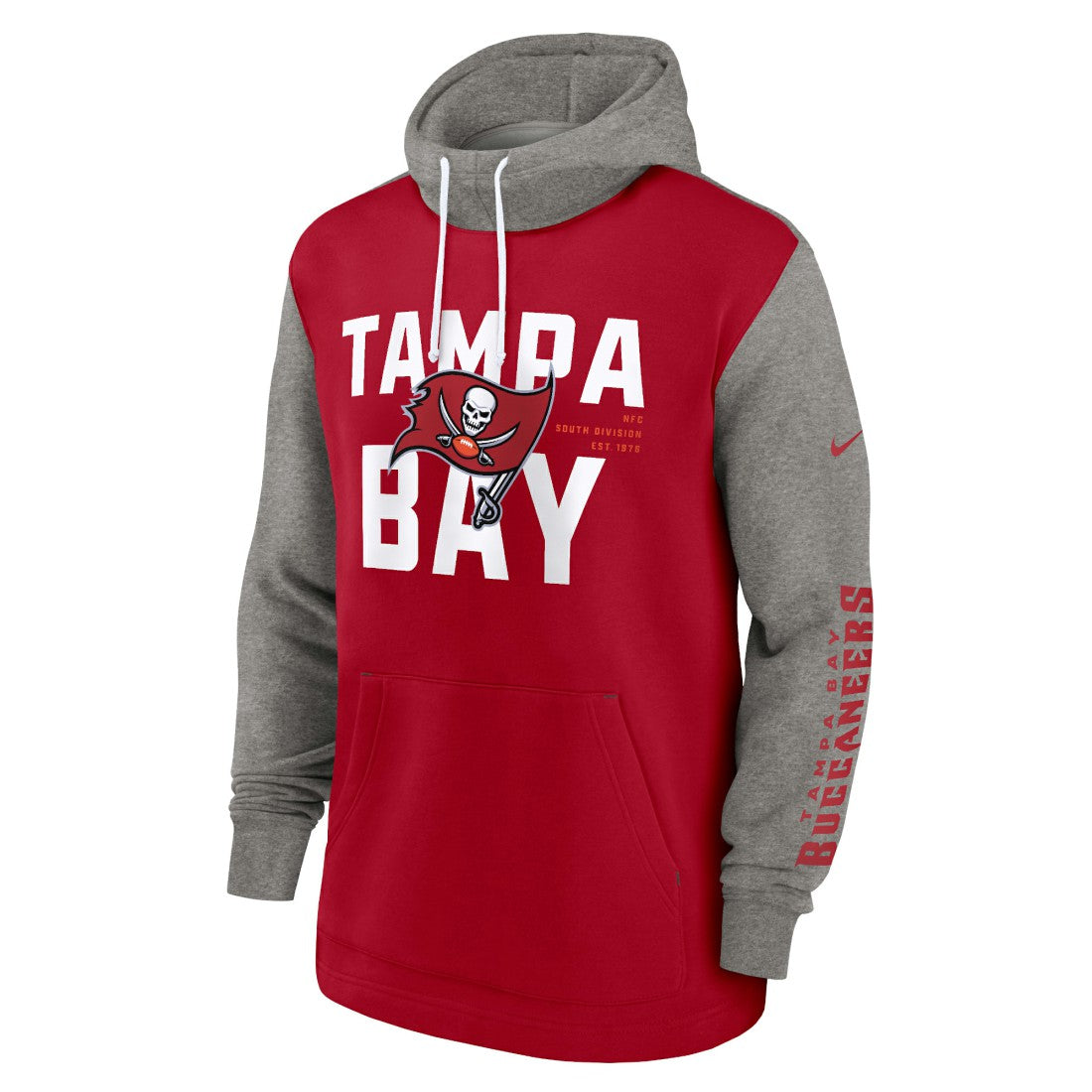 Fashion Color Block Pullover Hoodie - Tampa Bay Buccaneers Hoodies