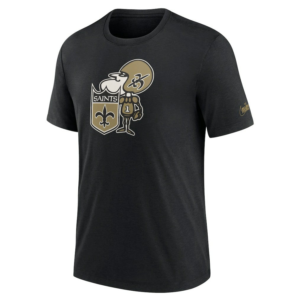Rewind Logo Tri-Blend T-Shirt - New Orleans Saints T-shirts