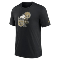 Rewind Logo Tri-Blend T-Shirt - New Orleans Saints T-shirts