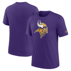 Rewind Logo Tri-Blend T-Shirt - Minnesota Vikings T-shirts