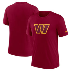 Rewind Logo Tri-Blend T-Shirt - Washington Commanders T-shirts