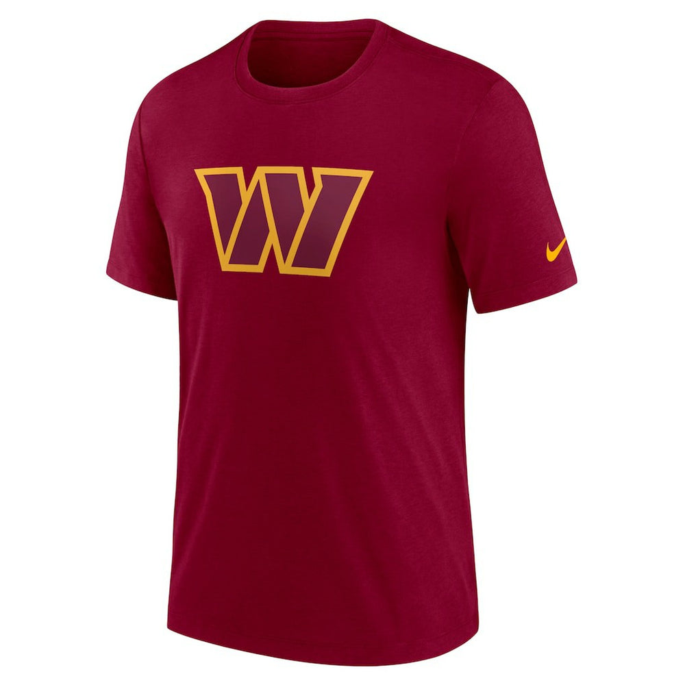 Rewind Logo Tri-Blend T-Shirt - Washington Commanders T-shirts