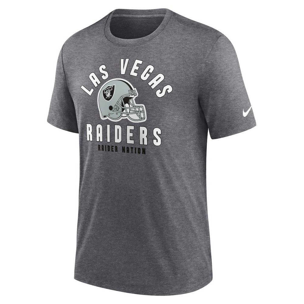 Helmet Tri-Blend T-Shirt - Las Vegas Raiders T-shirts