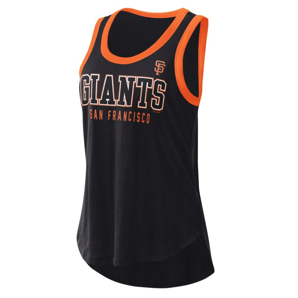 Black San Francisco Giants G-III 4Her by Carl Banks Women's Clubhouse Tank Top