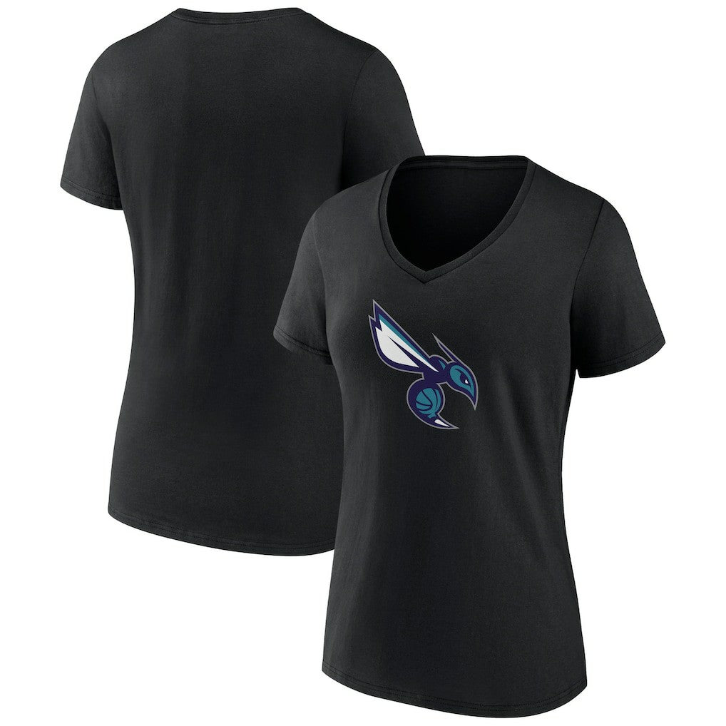 Charlotte Hornets Women's Alternate Logo V-Neck T-Shirt