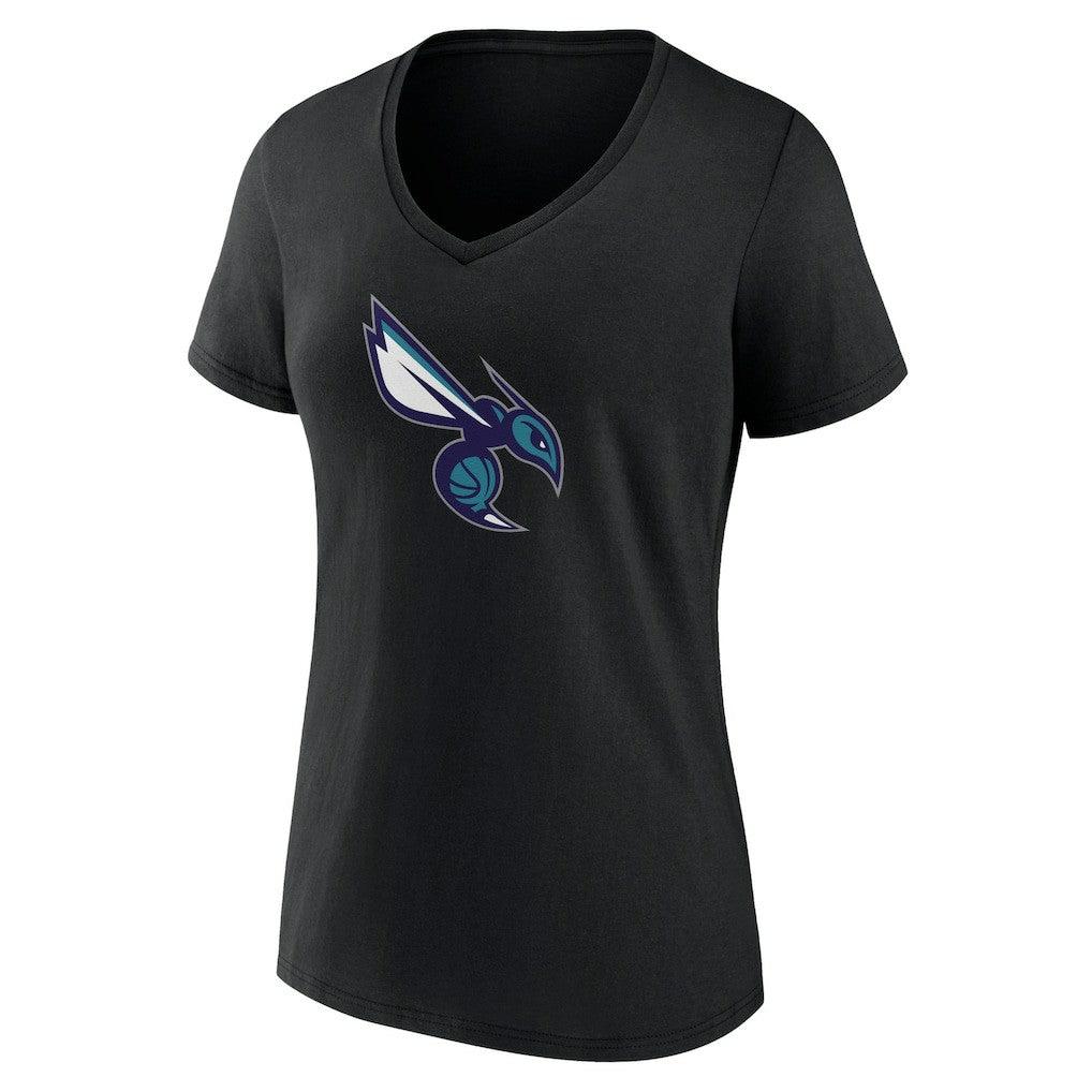 Charlotte Hornets Women's Alternate Logo V-Neck T-Shirt