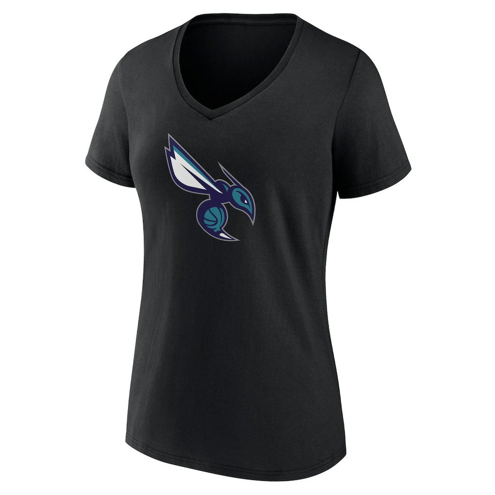 Charlotte Hornets Women's Alternate Logo V-Neck T-Shirt