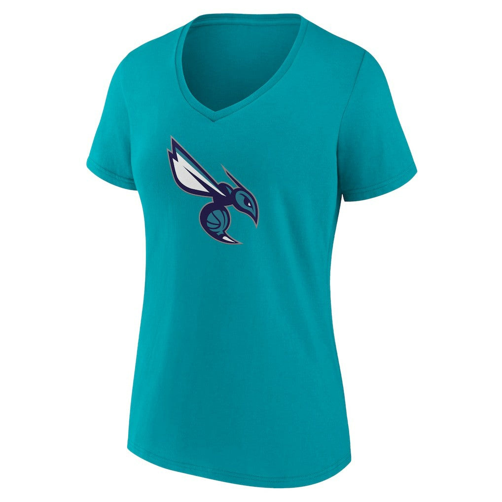 Charlotte Hornets Women's Alternate Logo V-Neck T-Shirt