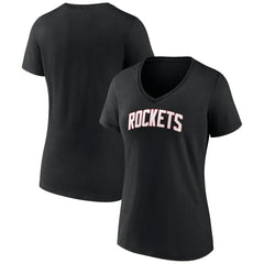 Houston Rockets Women's Alternate Logo V-Neck T-Shirt