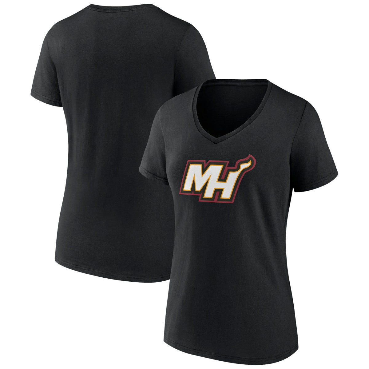Miami Heat Women's Alternate Logo V-Neck T-Shirt