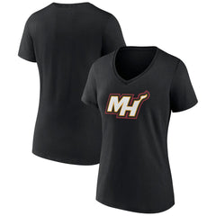 Miami Heat Women's Alternate Logo V-Neck T-Shirt