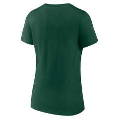 Milwaukee Bucks Women's Alternate Logo V-Neck T-Shirt