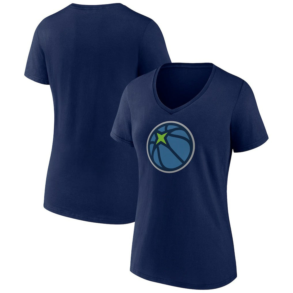 Minnesota Timberwolves Women's Alternate Logo V-Neck T-Shirt