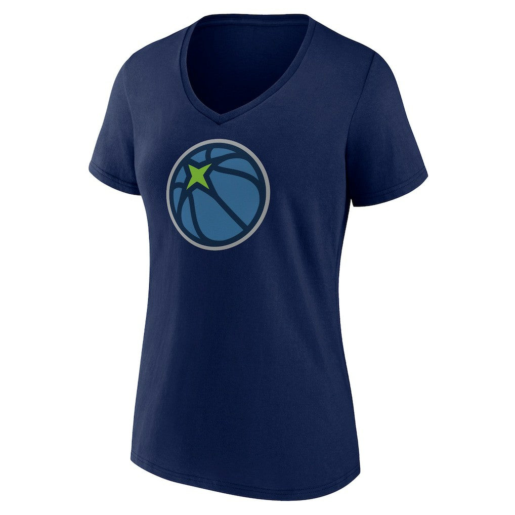 Minnesota Timberwolves Women's Alternate Logo V-Neck T-Shirt