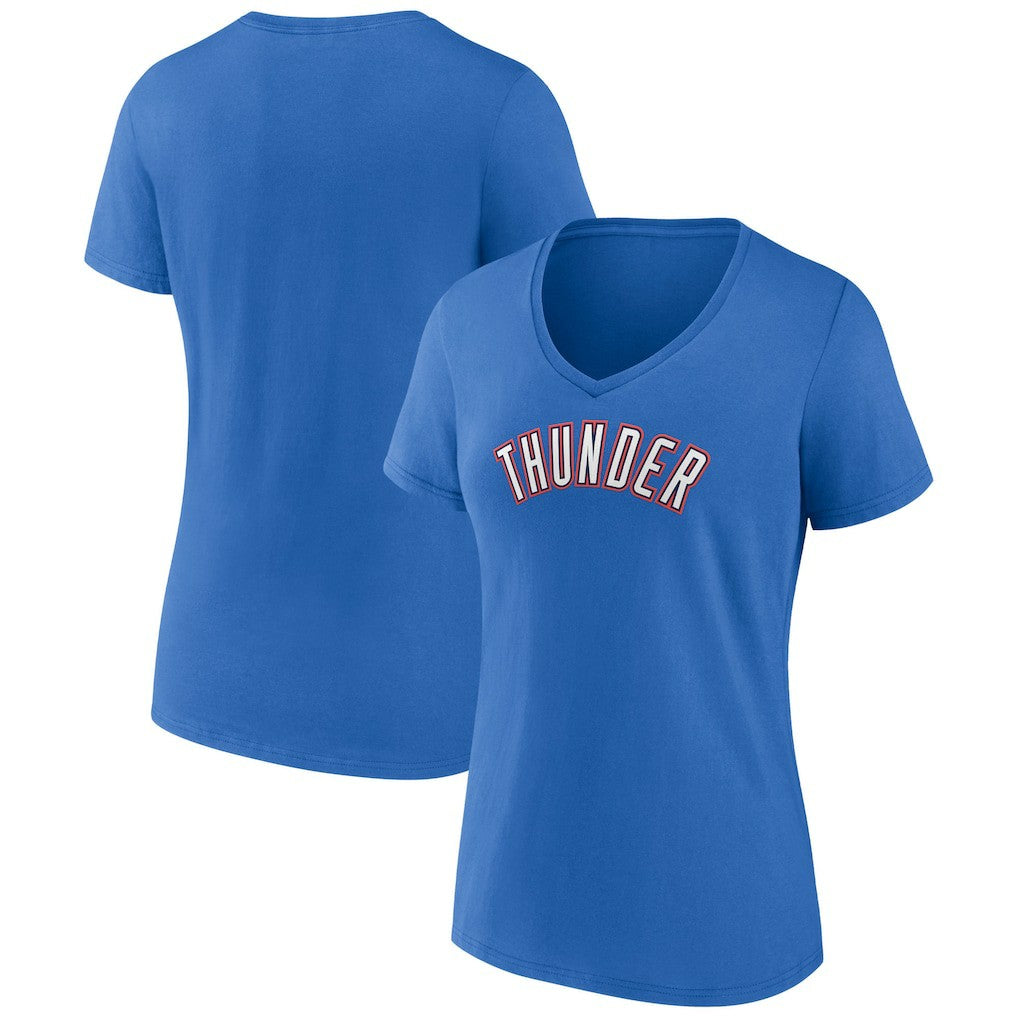 Oklahoma City Thunder Women's Alternate Logo V-Neck T-Shirt