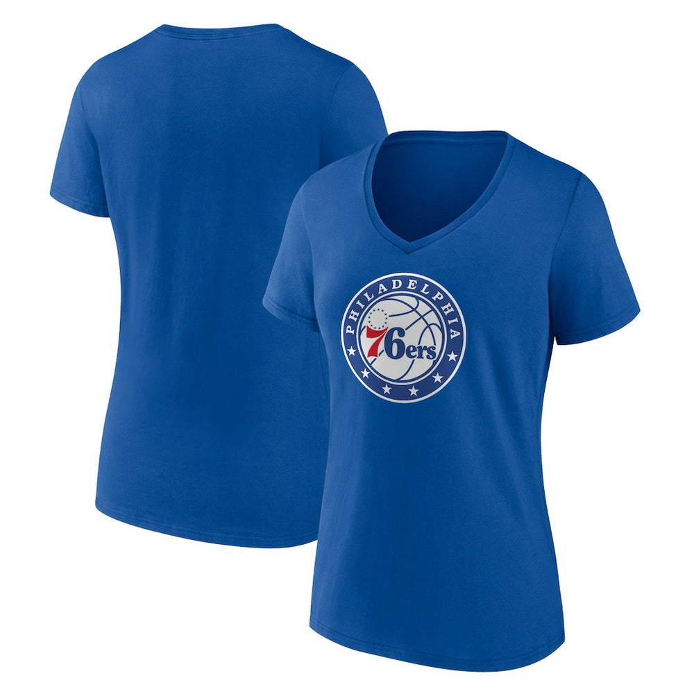 Philadelphia 76ers Women's Alternate Logo V-Neck T-Shirt