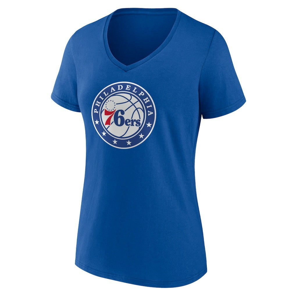 Philadelphia 76ers Women's Alternate Logo V-Neck T-Shirt