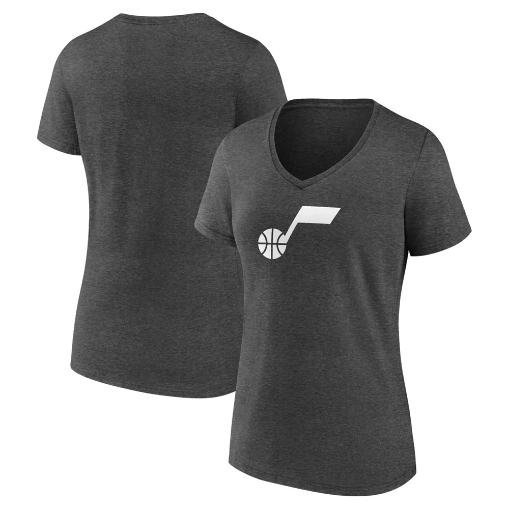 Utah Jazz Women's Logo V-Neck T-Shirt