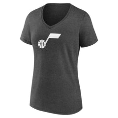 Utah Jazz Women's Logo V-Neck T-Shirt