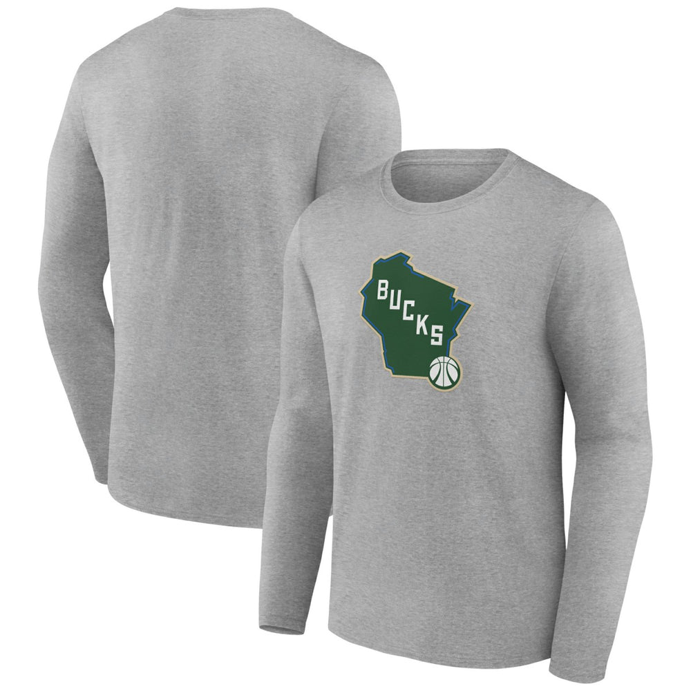 Milwaukee Bucks Alternate Logo Long Sleeve T-Shirt