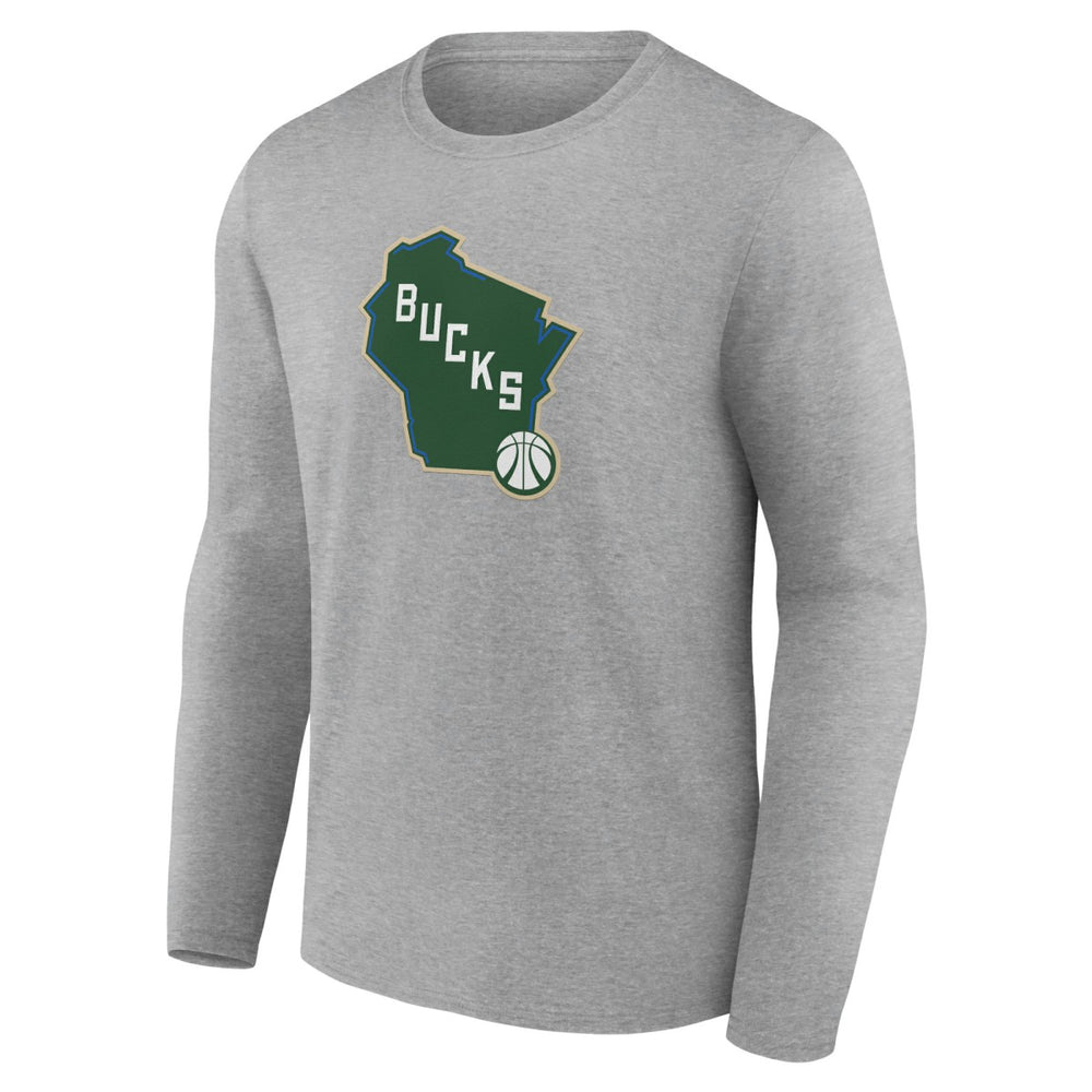 Milwaukee Bucks Alternate Logo Long Sleeve T-Shirt