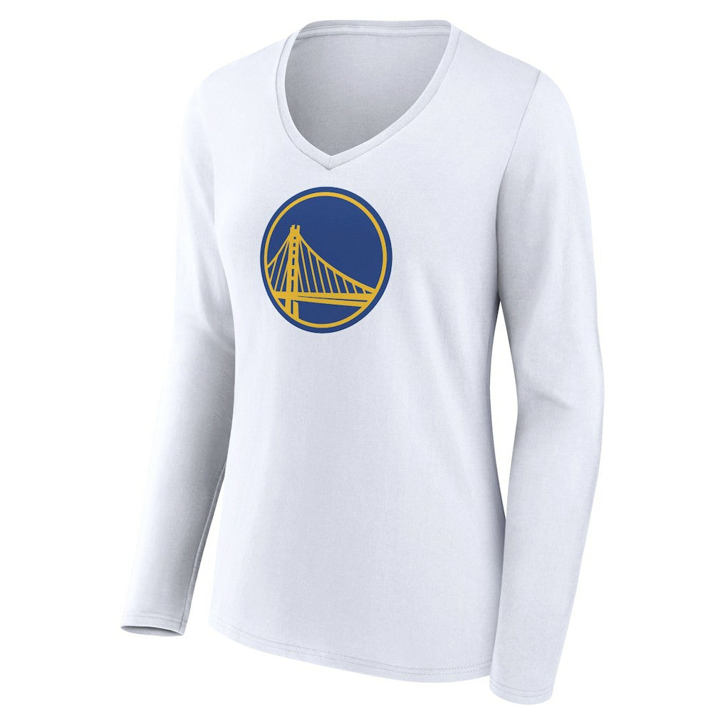 Golden State Warriors Women's Alternate Logo V-Neck Long Sleeve T-Shirt sale
