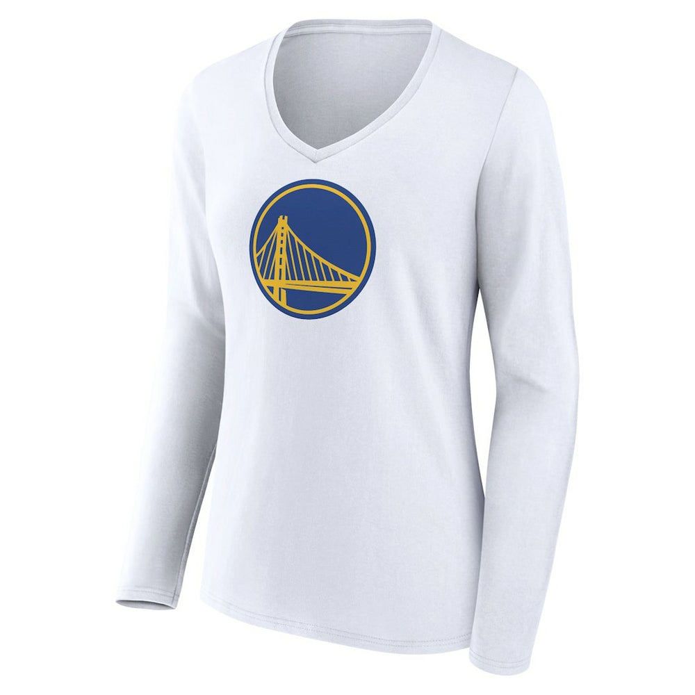 Golden State Warriors Women's Alternate Logo V-Neck Long Sleeve T-Shirt sale