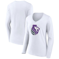 Sacramento Kings Women's Alternate Logo V-Neck Long Sleeve T-Shirt