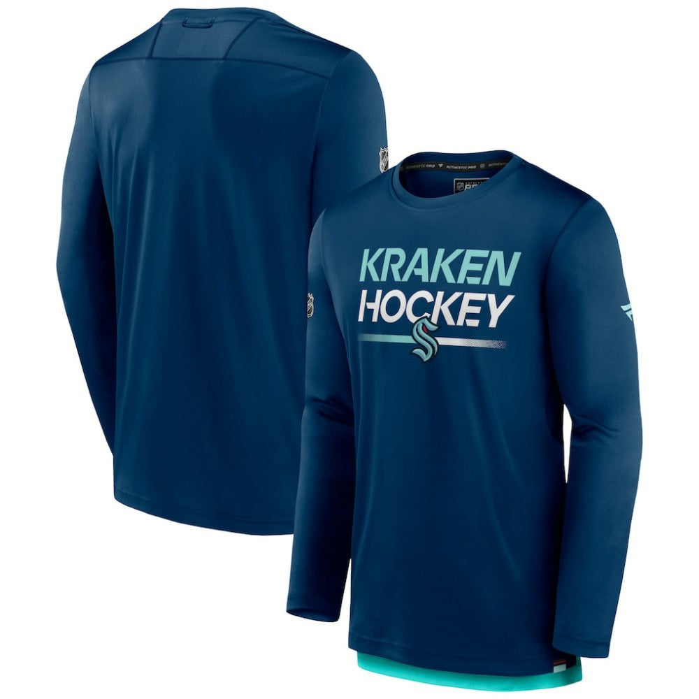 NHL Seattle Kraken Fanatics Authentic Pro Long Sleeve T-Shirt