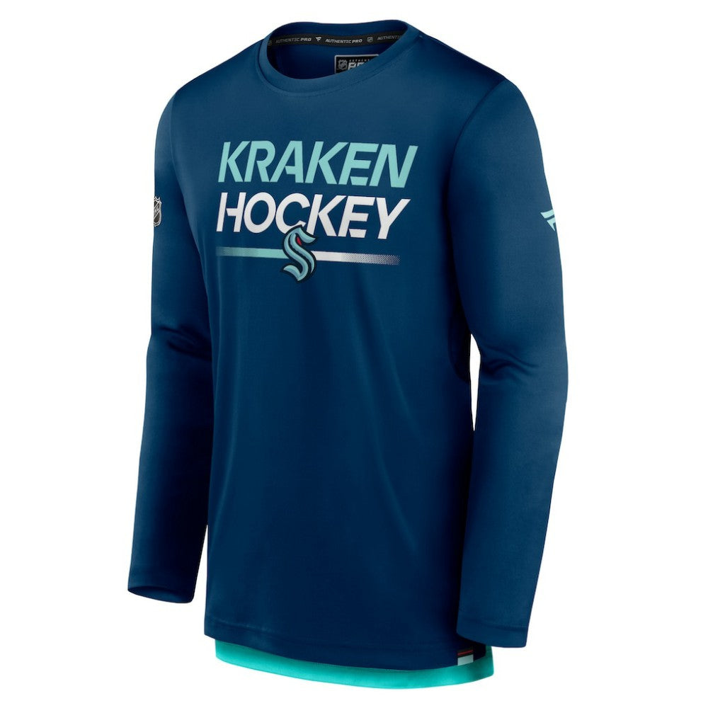 NHL Seattle Kraken Fanatics Authentic Pro Long Sleeve T-Shirt