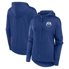 NHL Edmonton Oilers Fanatics Women's Authentic Pro Scuba Full-Zip Hoodie